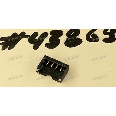 Разъём WtoB CON 4P 1.2MM R/A SMT (Asus p/n: 12017-00340300) TARNG YU TU1202WNV-040001H16