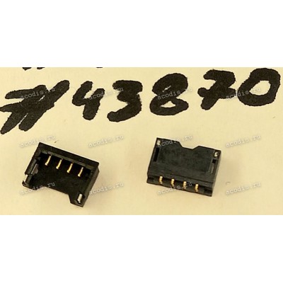 Разъём WtoB CON 4P 1.2MM 1.45H RA SMT (Asus p/n: 12017-00340400) ACES 51220-00401-001
