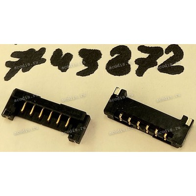 Разъём WtoB CON 6P 1.5MM R/A SMT (Asus p/n: 12017-00480500) TARNG YU TU1513WNV-060001J16