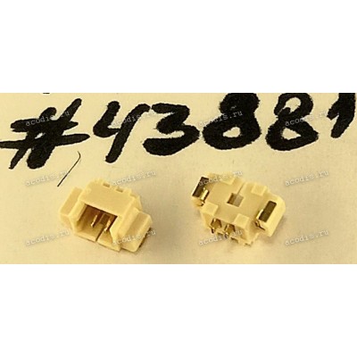 Разъём WtoB CON 2P 1.25mm R/A SMT (Asus p/n: 12G17100002C) ACES 85204-02001 <G>