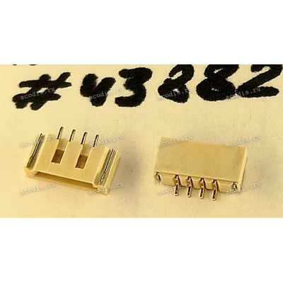 Разъём WtoB CON 4P 1.25MM R/A SMT (Asus p/n: 12G17100004R) ENTERY 3800-F04N-04R
