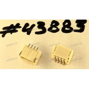Разъём WtoB CON 4P 1.0mm R/A SMT (Asus p/n: 12G171010049) ACES 87213-0400G