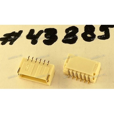 Разъём WtoB CON 6P 1.0mm R/A SMT (Asus p/n: 12G171010063) ACES 87213-0600G <G>