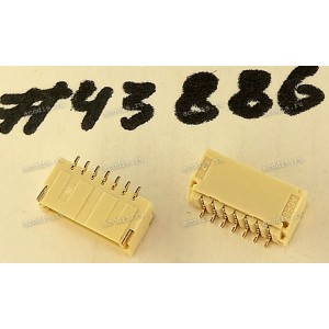 Разъём WtoB CON 7P 1.0mm R/A SMT (Asus p/n: 12G171010074) ACES 87213-0700G <G>