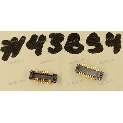 Разъём BtoB CON 20P 0.4mm,M S/T SMT (Asus p/n: 12G160H00208) PANASONIC AXT620124