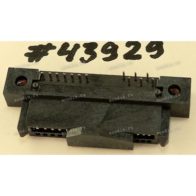 Разъём SATA CON 13P R/A,DIP (Asus p/n: 12015-00040600) ALLTOP C18590-11305-L
