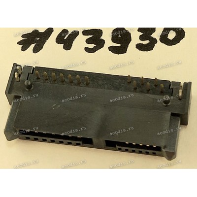 Разъём SATA CON 13P R/A 2.1CH REV DIP (Asus p/n: 12015-00044800) SANTA 202102-2