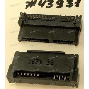 Разъём SATA CON 13P RA 3.8CH REV DIP (Asus p/n: 12015-00045300) SANTA 203802-1