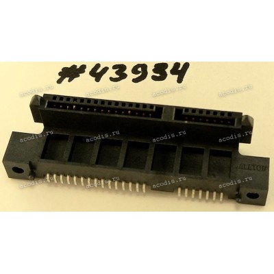 Разъём SATA CON 22P10.2CH REV R/A SMT (Asus p/n: 12015-00294300) ALLTOP C166LM-12239-L