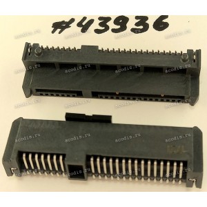 Разъём SATA CON 22P 3.9H RA DIP 1.27MM (Asus p/n: 12015-00420000) PEGA 1224-01EH000