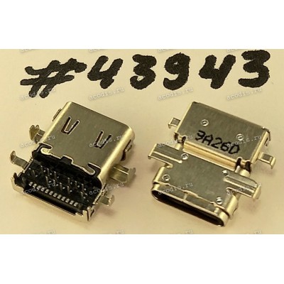 Разъём USB3.1 CON TYPE C 24P -0.6CH SUNK (Asus p/n: 12013-00171100) ACES 55933-0240Y-001