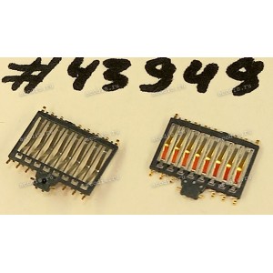 Разъём SD SOCKET 9P, 1MM,SMT (Asus p/n: 12023-00011100) ALPS SCDAAA0100