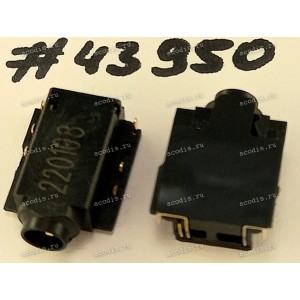 Разъём Audio JACK 6P FR (H5.65) DIP (Asus p/n: 12014-00400700) QCI DFTJ06FRB51