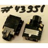 Разъём Audio JACK 6P FR (H2.3) DIP (Asus p/n: 12014-00401100) QCI DFTJ06FRC44 Разъём Audio JACK 6P FR (H2.3) DIP (Asus p/n: 12014-00401100) QCI DFTJ06FRC44