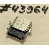 Разъём USB3.1 CON TYPE C 24P SUNK (Asus p/n: 12013-00240100) HUABEI HQ11900519000