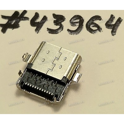 Разъём USB3.1 CON TYPE C 24P SUNK (Asus p/n: 12013-00240100) HUABEI HQ11900519000