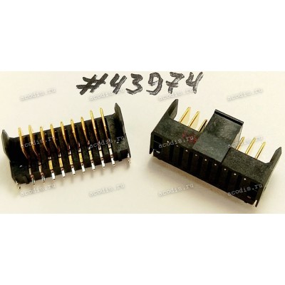 Разъём BATT CON 9P,2.0mm,M,R/A,DIP (Asus p/n: 12G200010944)