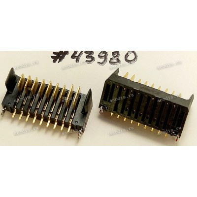 Разъём BATT CON 9P 9.57H M R/A DIP (Asus p/n: 12G20001094H)