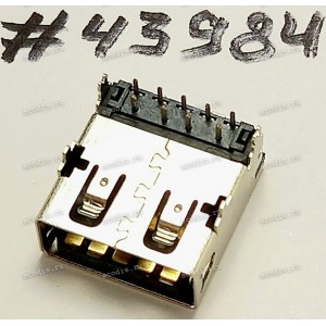 Разъём USB3.1 CON 9P 3.4CH STD R/A (Asus p/n: 12013-00220100) ALLTOP C19137-10939-L