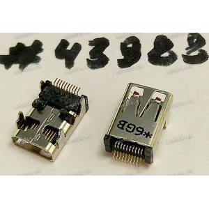 Разъём MICRO HDMI 19P 0.4MM 1.9CH RA (Asus p/n: 12022-00043400)