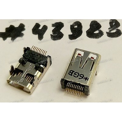 Разъём MICRO HDMI 19P 0.4MM 1.9CH RA (Asus p/n: 12022-00043400)