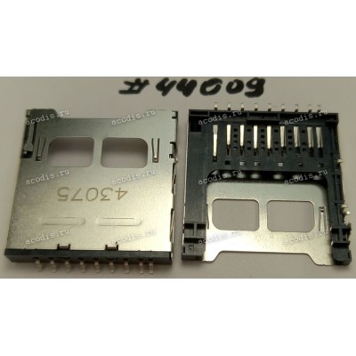 Разъём SD SOCKET 11P,2.5MM,SMT (Asus p/n: 12023-00070300)