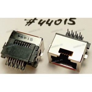 Разъём LAN JACK 8P8C R/A,4.05H,DIP (Asus p/n: 12G148811081) SANTA 130452-81