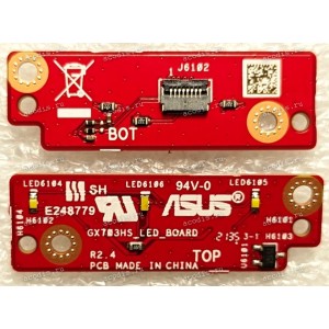 LED Board Asus ROG Zephyrus S17 GX703HS (p/n 90NR06F0-R10020, GX703HS_LED_BOARD R2.4) GX703HS LED_BD.