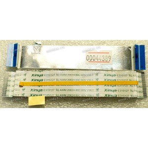 FFC шлейф 40 pin прямой, шаг 0.5 mm, длина 113,5 mm Asus X509FA, X509DA, X509DJ, X509FB, X509FJ, X509FL, X509JA, X509JB, X509JP, X509MA, X509UA, X509UB, X509UJ, X515JA, X515JF (p/n 14010-00119900) IO FFC 40P 0.5,L113.5 / XINYA/X18AA1-6650-HF