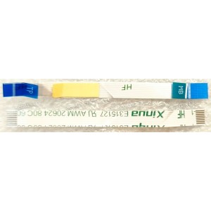 FFC шлейф 8 pin прямой, шаг 0.5 mm, длина 55 mm Asus X7400PC-8K (p/n 14010-00786200) TP FFC 8P 0.5MM L58.5 / XINYA/X20AA1-0868-HP (факт 55 мм)