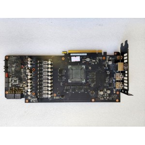 Video BAD - донор Asus Radeon ROG-STRIX-RTX2070-O8G-GAMING (RTX2070 394441-92724 YV0C91-A18 ZH2063) CG180PS REV. 1.00X 08003-11650X00 R-REM-MSQ-CG180PS, 8 чипов Micron 8SA77 D9WCW