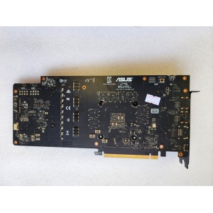 Video BAD - донор Asus Radeon ROG-STRIX-RTX2070-O8G-GAMING (RTX2070 394441-92724 YV0C91-A18 ZH2063) CG180PS REV. 1.00X 08003-11650X00 R-REM-MSQ-CG180PS, 8 чипов Micron 8SA77 D9WCW