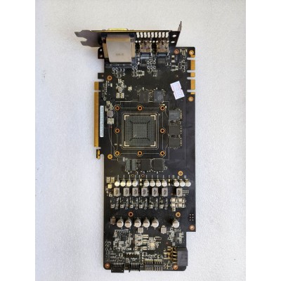 Video BAD - донор Asus GeForce DUAL-GTX1070-8G (GTX1070 901403-07705 YV09N2-A18 ZC9049) CG411P REV. 1.00 08003-07581X00 MSIP-REM-MSQ-CG411P, 2 чипа Samsung 746 K4G80325FB-HC25 5 чипов Micron D9TCB