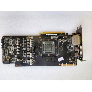 Video BAD - донор Asus GeForce DUAL-GTX1070-8G (GTX1070 114960-01842 YV09N0-A2B ZC9061) CG411P REV. 1.00 08003-07581X00 MSIP-REM-MSQ-CG411P, 8 чипов Micron 7SA47 D9TCB 