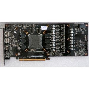 Video BAD - донор Asus Radeon TUF 3-RX5600XT-T6G-EVO-GAMING (RX5600XT 758052-88365 YV0EA1-A22 PC2126), D199PI R1. 01X 08003-13121X00 R-R-MSQ-D199PI, 6 чипов Samsung K4Z80325BC-HC14