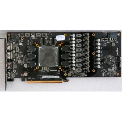 Video BAD - донор Asus Radeon TUF 3-RX5600XT-T6G-EVO-GAMING (RX5600XT 758052-88365 YV0EA1-A22 PC2126), D199PI R1. 01X 08003-13121X00 R-R-MSQ-D199PI, 6 чипов Samsung K4Z80325BC-HC14