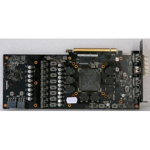 Video BAD - донор Asus Radeon DUAL-RX5700XT-O8G-EVO (RX5700XT 770270-37739 YV0DA2-A22 PC2212), D199PI R1. 01X 08003-13121X00, R-R-MSQ-D199PI, 8 чипов Samsung K4Z80325BC-HC14