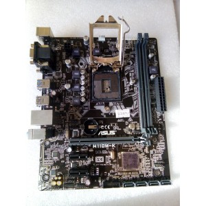 MB BAD - донор Asus H110M-K REV. 1.02 (924566-12197-MB0PH0-A0C 2102) MSIP-REM-MSQ-H110M-K снят мост, погнуты контакты сокета