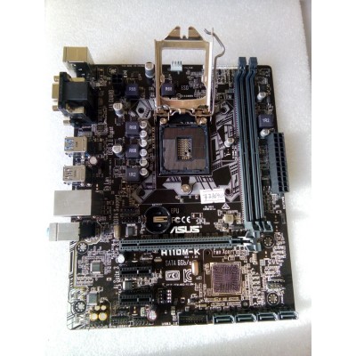 MB BAD - донор Asus H110M-K REV. 1.02 (924566-12197-MB0PH0-A0C 2102) MSIP-REM-MSQ-H110M-K снят мост, погнуты контакты сокета