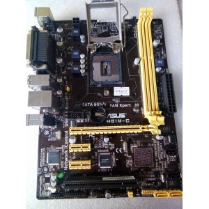 MB BAD - донор Asus H81M-C REV. 1.02 (298007-00580-MB0GT0-B09 2101) MSIP-REM-MSQ-H81M-C снят мост. Погнуты контакты сокета