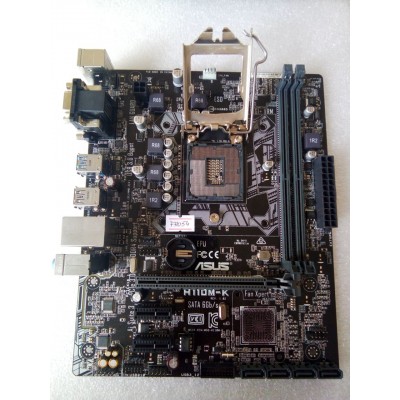MB BAD - донор Asus H110M-K REV. 1.02 (924566-05795-MB0PH0-A0C 2102) MSIP-REM-MSQ-H110M-K снят мост, шатается конденсатор 