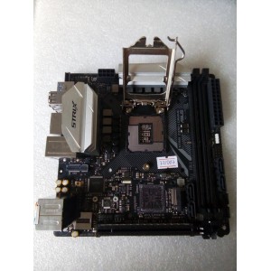 MB BAD - донор Asus ROG STRIX Z370-I GAMING (118203-01030-MB0VK0-A02 0406) MSIP-REM-MSQ-ROGSTRIXZ370IG снят мост, погнуты контакты сокета