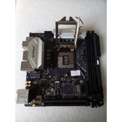 MB BAD - донор Asus ROG STRIX Z370-I GAMING (118203-01030-MB0VK0-A02 0406) MSIP-REM-MSQ-ROGSTRIXZ370IG снят мост, погнуты контакты сокета