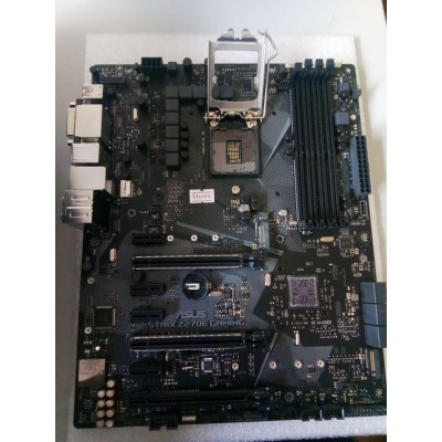 MB BAD - донор Asus STRIX Z270E GAMING REV. 1.02 (960126-01117-MB0RN0-A07 0801) MSIP-REM-MSQ-STRIXZ270EG снят мост, погнуты контакты сокета