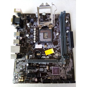 MB BAD - донор Asus H110M-K REV. 1.02 (819589-11692-MB0PH0-A09 1802) MSIP-REM-MSQ-H110M-K снят мост, погнуты контакты сокета