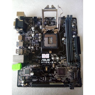 MB BAD - донор Asus H110M-R REV. 1.01 (825204-08260-MB0QN0-A0A 1802) MSIP-REM-MSQ-H110M-R снят мост 
