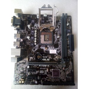 MB BAD - донор Asus H110M-K REV. 1.02 (818943-07020-MB0PH0-A09 1802) MSIP-REM-MSQ-H110M-K снят мост 