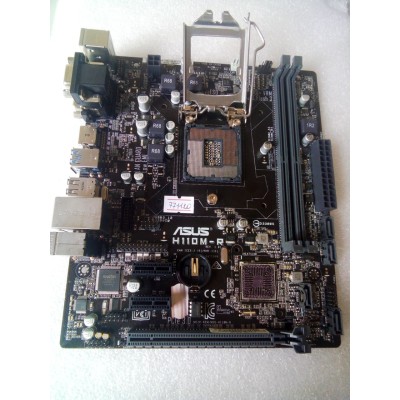 MB BAD - донор Asus H110M-R REV. 1.01 (832545-10379-MB0QN0-A0A 1802) MSIP-REM-MSQ-H110M-R снят мост