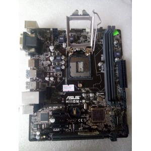 MB BAD - донор Asus H110M-R REV. 1.01 (870738-08199-MB0QN0-A0B 2003) MSIP-REM-MSQ-H110M-R снят мост, погнуты контакты сокета 