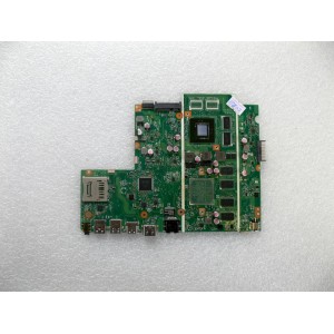 MB BAD - донор Asus X541SC MB._4G (90NB0CI0-R00010, 60NB0CI0-MB1801 (203)) X541SC REV. 2.0, nVidia N15V-GL1-KB-A2, 4 чипа MICRON 6RK17 D9PTD MT41J128M16JT-093G:K, 8 ЧИПА MICRON 7AP45 D9SHD MT41K256M16TW-107:P - снято CPU